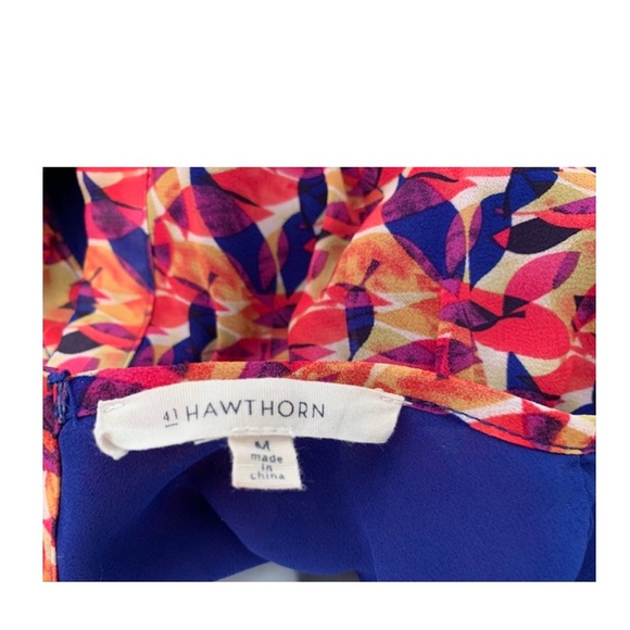 41 Hawthorn Multi Color Blouse Top Size Medium - Picture 11 of 11